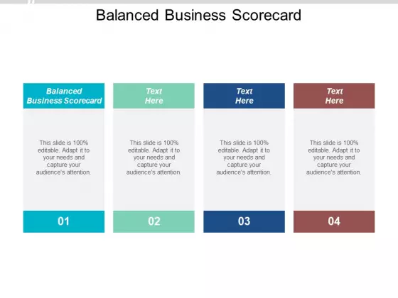 Balanced Business Scorecard Ppt Powerpoint Presentation Infographic Template Templates Cpb