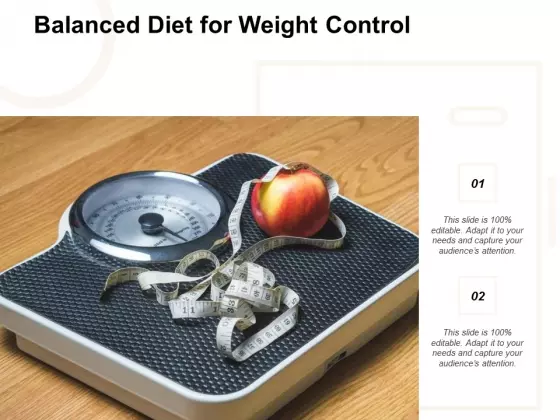 Balanced Diet For Weight Control Ppt PowerPoint Presentation Inspiration Show
