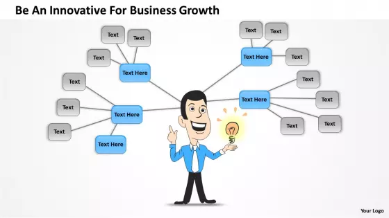 Be An Innovative For Business Growth Download Plan PowerPoint Templates