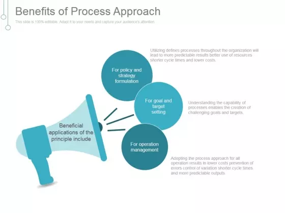 Benefits Of Process Approach Ppt PowerPoint Presentation Layouts
