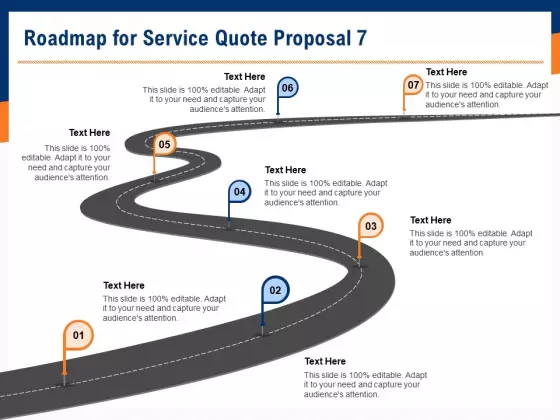Bids And Quotes Proposal Roadmap For Service Quote Proposal 7 Ppt Show Shapes PDF