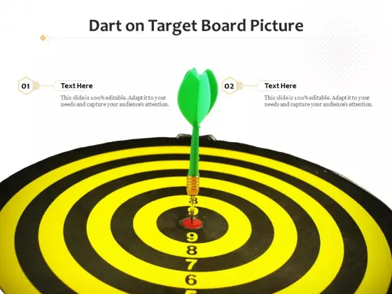 Dart On Target Board Picture Ppt PowerPoint Presentation Infographic Template Diagrams PDF