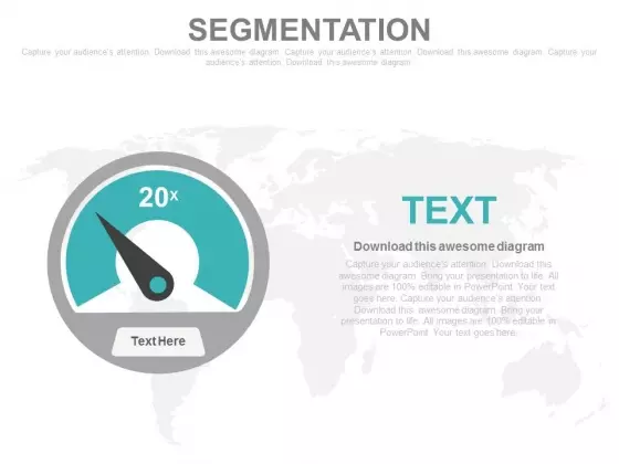 Dashboard Diagram For Data Segmentation Powerpoint Slides