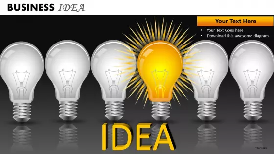 Editable Innovative Idea Light Bulb PowerPoint Slides And Ppt Diagram Templates