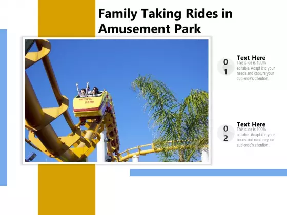 Family Taking Rides In Amusement Park Ppt PowerPoint Presentation File Objects PDF