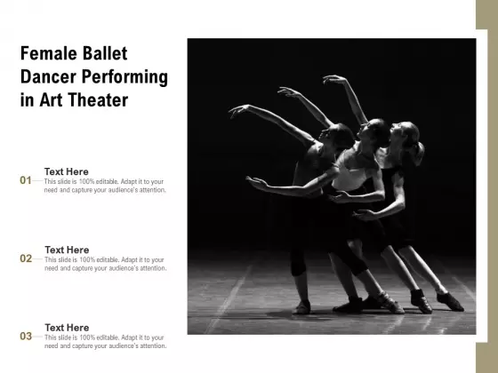 Female Ballet Dancer Performing In Art Theater Ppt PowerPoint Presentation File Aids PDF