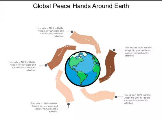 Global Peace Hands Around Earth Ppt PowerPoint Presentation Styles Skills