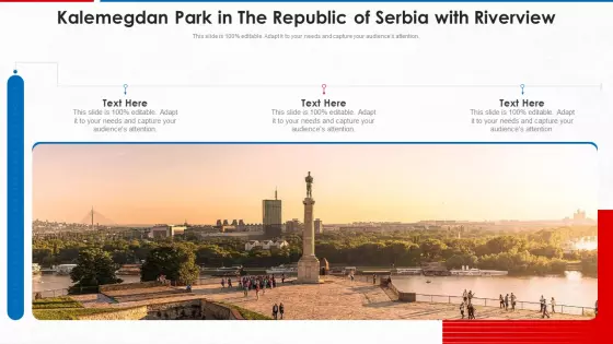 Kalemegdan Park In The Republic Of Serbia With Riverview Infographics PDF