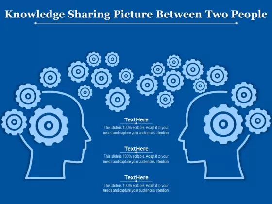 Knowledge Sharing Picture Between Two People Ppt PowerPoint Presentation Slides Structure PDF