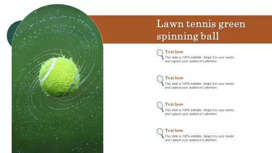 Lawn Tennis Green Spinning Ball Topics PDF