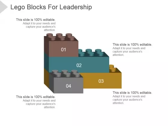 Lego Blocks For Leadership Ppt PowerPoint Presentation Infographics
