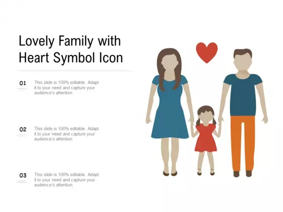 Lovely Family With Heart Symbol Icon Ppt PowerPoint Presentation File Skills PDF