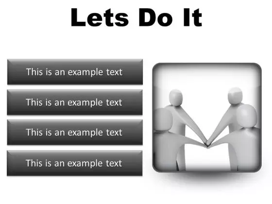 Lets Do It Business PowerPoint Presentation Slides S