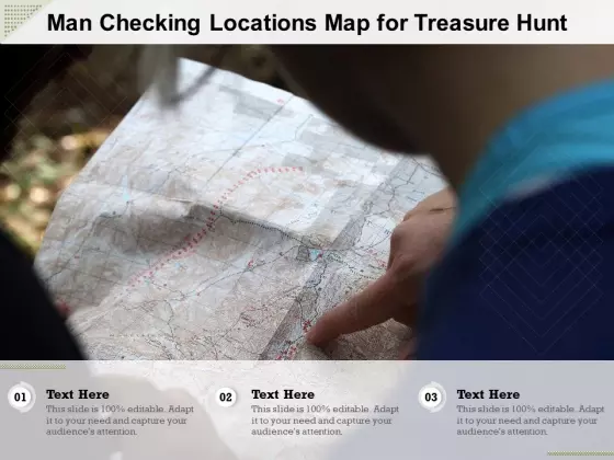 Man Checking Locations Map For Treasure Hunt Ppt PowerPoint Presentation Icon Sample PDF