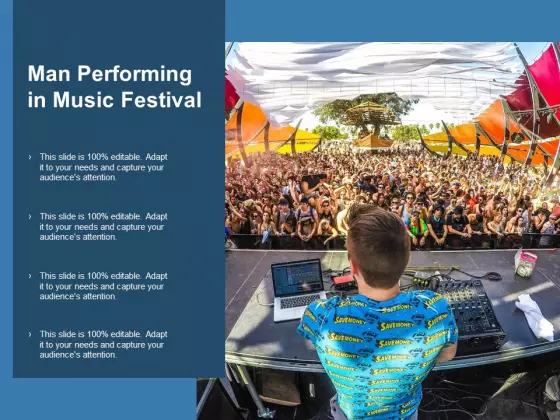 Man Performing In Music Festival Ppt Powerpoint Presentation Ideas Graphics