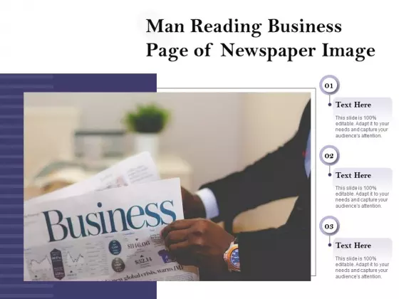 Man Reading Business Page Of Newspaper Image Ppt PowerPoint Presentation Styles Skills PDF