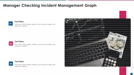 Manager Checking Incident Management Graph Clipart PDF