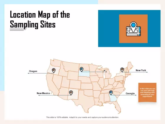 Managing Agriculture Land And Water Location Map Of The Sampling Sites Ppt Outline Template PDF