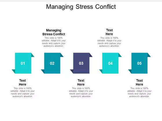 Managing Stress Conflict Ppt PowerPoint Presentation Model Clipart Cpb