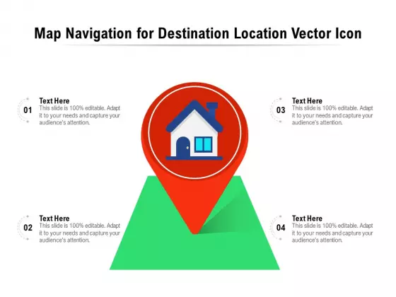 Map Navigation For Destination Location Vector Icon Ppt PowerPoint Presentation Gallery Themes PDF