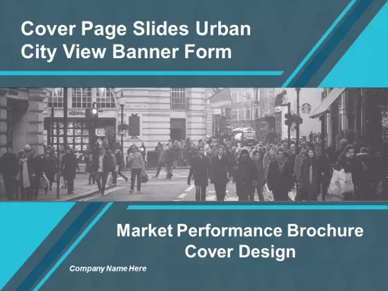 Market Performance Brochure Cover Design Ppt Powerpoint Presentation Layouts Icons
