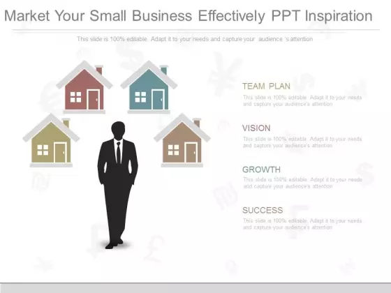 Market Your Small Business Effectively Ppt Inspiration