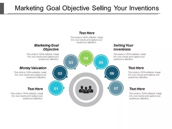 Marketing Goal Objective Selling Your Inventions Money Valuation Ppt PowerPoint Presentation Gallery Structure