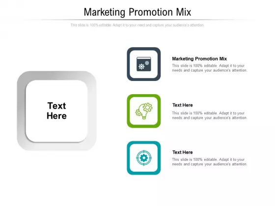 Marketing Promotion Mix Ppt PowerPoint Presentation Portfolio Vector Cpb Pdf