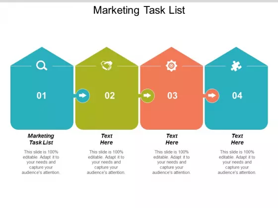 Marketing Task List Ppt Powerpoint Presentation Model Slide Portrait Cpb