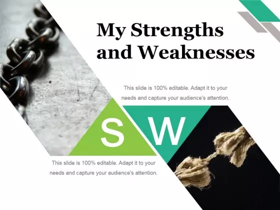 My Strengths And Weaknesses Ppt PowerPoint Presentation Ideas Files
