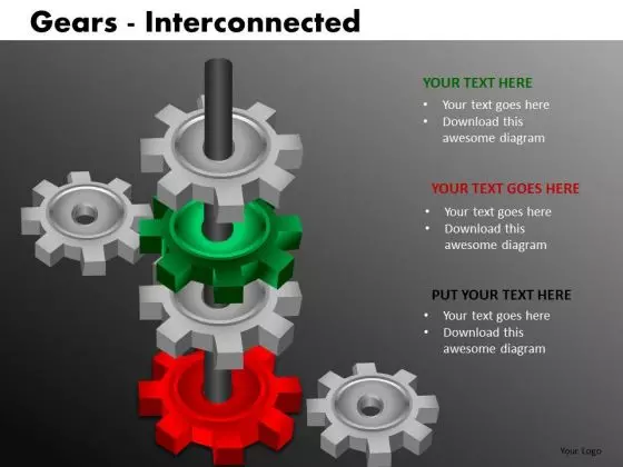 Manufacturing Gears PowerPoint Templates