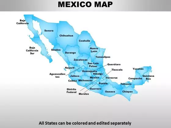 Mexico Country PowerPoint Maps