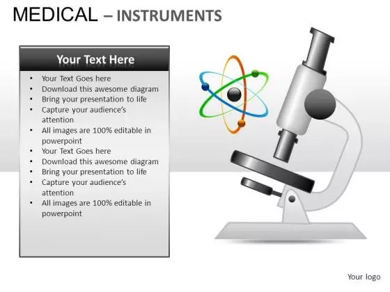 Microscope Medical Instrument PowerPoint Slides And Ppt Diagram Templates