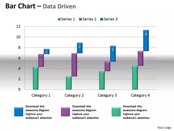 Microsoft Excel Data Analysis Bar Chart To Compare Quantities PowerPoint Templates
