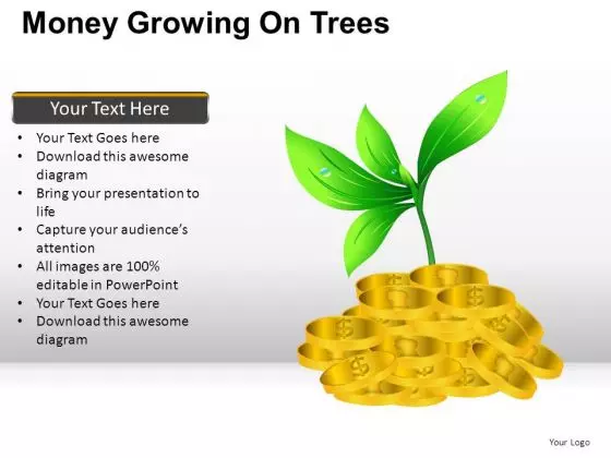 Monetary Money Growing On Trees PowerPoint Slides And Ppt Diagram Templates