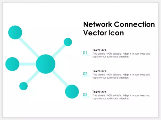 Network Connection Vector Icon Ppt PowerPoint Presentation Portfolio Slide