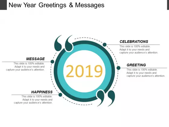 New Year Greetings And Messages Ppt PowerPoint Presentation Pictures Outline