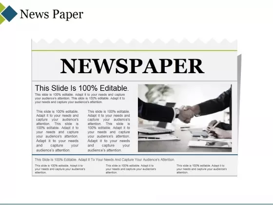 News Paper Ppt PowerPoint Presentation Styles Outfit
