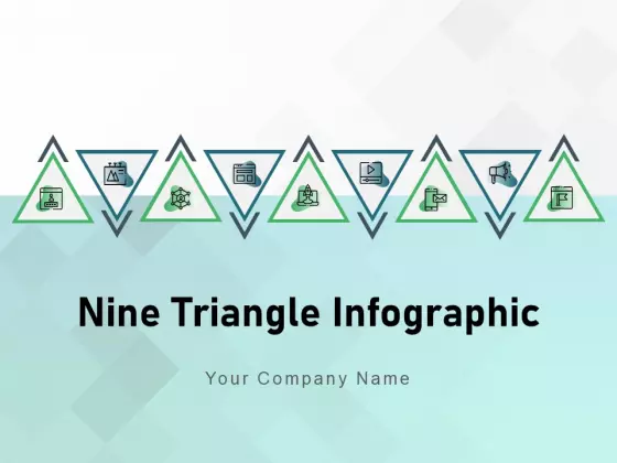 Nine Triangle Infographic Pyramid Finance Ppt PowerPoint Presentation Complete Deck