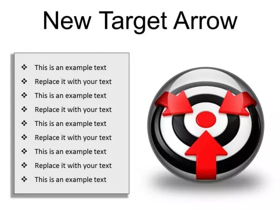 New Target Arrow Business PowerPoint Presentation Slides C