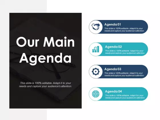 Our Main Agenda Ppt PowerPoint Presentation Model Deck