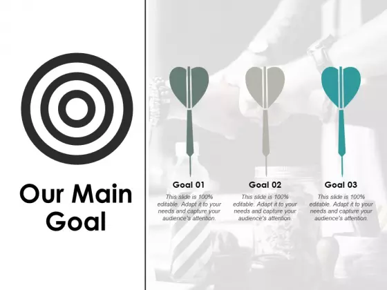 Our Main Goal Ppt PowerPoint Presentation Infographics Show