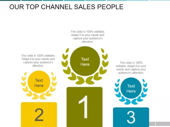 Our Top Channel Sales People Ppt PowerPoint Presentation Outline Samples