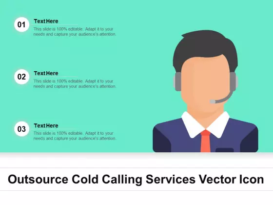 Outsource Cold Calling Services Vector Icon Ppt PowerPoint Presentation Model Clipart Images PDF
