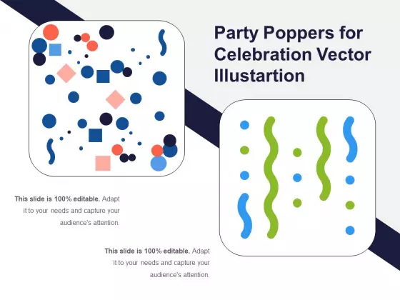 Party Poppers For Celebration Vector Illustartion Ppt PowerPoint Presentation Gallery Clipart Images PDF