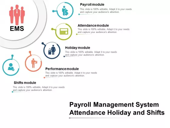 Payroll Management System Attendance Holiday And Shifts Ppt PowerPoint Presentation Pictures Aids