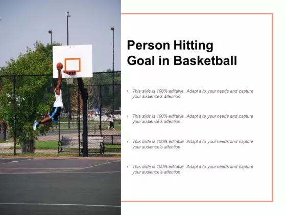Person Hitting Goal In Basketball Ppt PowerPoint Presentation Show Format Ideas