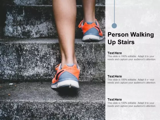 Person Walking Up Stairs Ppt PowerPoint Presentation Inspiration Deck