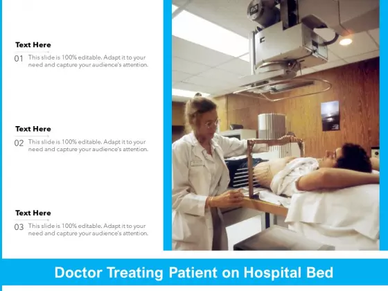 Physician Checking Patient On Hospital Bed Ppt PowerPoint Presentation Show Topics PDF