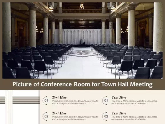 Picture Of Conference Room For Town Hall Meeting Ppt PowerPoint Presentation File Example File PDF